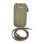 ショッピングお財布ポシェット ATAO◆アミュレット ケリートープ/お財布ポシェット/ショルダーバッグ/BEG