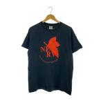 DELTA◆00s/新世紀エヴァンゲリオン/NERV/GAINAX/Tシャツ/M/コットン/BLK/プリント