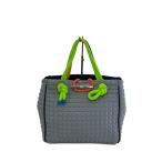 ショッピングmini L4K3◆CLEAT TOTE mini/ハンドバッグ/GRY/無地