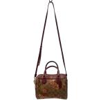 COACH◆シグネチャーフラワー/ショルダーバッグ/PVC/BRW/花柄/F77926