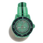 BLANCPAIN◆×SWATCH/INDIAN OCEAN/自動巻腕時計/アナログ/GRN/GRN/日差+10