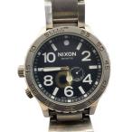 ショッピングnixon NIXON◆クォーツ腕時計/アナログ/SLV/THE51-30