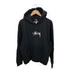 STUSSY◆パーカー/XL/コットン/BLK/無地/118391