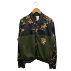 DOLCE&GABBANA◆ブルゾン/メッシュフ/54/ポリエステル/KHK/カモフラ/G9359G