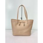 傳濱野/トートバッグ/レザー/BEG/無地/デンハマンノ/モーナ/リボン/タッセル