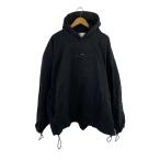 ショッピングYeezy YEEZY◆YEEZY GAP/SATEEN ANORAK HOODIE/パーカー/M/コットン/BLK//