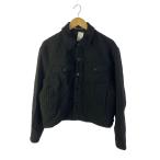 ショッピングzara ZARA◆ツイードトラッカージャケット/S/ポリエステル/ブラック/無地/7380/551/800