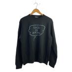 UNDERCOVER◆J/BORDEAUX TOKIO IS BORING/スウェット/3/コットン/BLK/UC2D4891-3