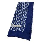 ショッピングスカーフ Christian Dior◆スカーフ/シルク/NVY/レディース//