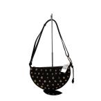 ショッピングzara ZARA◆スタッズハーフムーンショルダーバッグ/スウェード/BRW/スタッズ ハトメ//