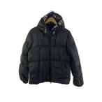 ショッピングmoncler MONCLER◆L/MONTCLA GIUBBOTTO/ダウンジャケット/2/ナイロン/BLK/ファスナー部分劣化有//