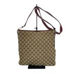 ショッピングＧＧキャンバス GUCCI◆ショルダーバッグ_GGキャンバス/キャンバス/BEG//