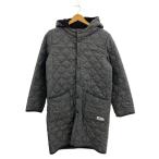 ARMEN◆キルティング/リバーシブルコート/1/アクリル/グレー/ブラック