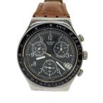 SWATCH◆自動巻腕時計/アナログ/レザ�