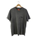 Supreme◆Tシャツ/L/コットン/GRY/無地//