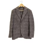EVISU◆テーラードジャケット/40/コットン/BRW/Evisu Tweed