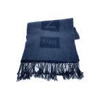 ショッピングVUITTON LOUIS VUITTON◆マフラー/カシミア/BLK/レディース/M71291