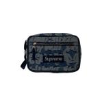 Supreme◆22SS/FAT TIP JACQUARD DENIM WAIST BAG/バッグ/デニム/IDG/総柄