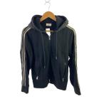 ショッピングmoncler MONCLER◆ジップパーカー/M/コットン/BLK/無地/F10918G70200