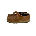 Clarks*DUSK Brown patent/ deck shoes /23.5cm/BRW/ кожа /11826//