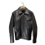 ショッピングschott Schott◆レザージャケット・ブルゾン/38/レザー/BLK/AT101