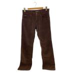 DOLCE&GABBANA◆ボトム/40/コーデュロイ/BRW/G3X9TC
