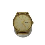ショッピングnixon NIXON◆THE SENTRY SS/ビッグフェイスクォーツ腕時計/アナログ/ステンレス/GLD/GLD/SS//