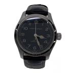 HAMILTON◆自動巻腕時計/アナログ/レザー/BLK/BLK/SS/H704050
