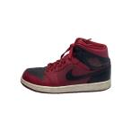 NIKE◆AIR JORDAN 1 MID/エアジョーダンミッド/ボルドー/554724-601/27cm/BRD