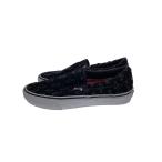 ショッピングsupreme VANS◆VANS×Supreme/ローカットスニーカー/27cm/BLK/キャンバス/721454
