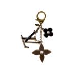 LOUIS VUITTON◆バッグチャーム・フルールドゥ_BEG/--/BEG/レディース