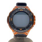 CASIO◆PRO TREK Smart WSD-F20 オレンジ【WearOS】//