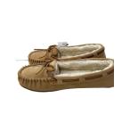 ショッピングMINNETONKA MINNETONKA◆シューズ/US9/BEG/スウェード/4011