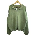 ショッピングstussy STUSSY◆FULL ZIP BRUSHED MERINO SWEAニット・セーター/XL/アルパカ/GRN/117248
