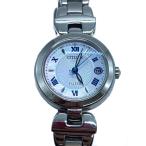CITIZEN◆ソーラー腕時計/アナログ/WHT/SLV/チタン/H060-T025781 ES9420-58A