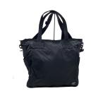 ショッピングPORTER PORTER◆トートバッグ/ナイロン/BLK/690-17845