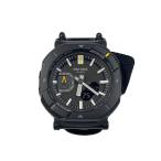 CASIO◆ソーラー腕時計_PRO TREK/デジアナ/--/GRY/BLK
