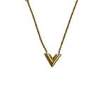 ショッピングLOUIS LOUIS VUITTON◆エッセンシャルV/ネックレス/--/GLD/トップ有/レディース/M00857