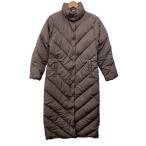 MONCLER◆ロングダウンジャケット/0/ナイロン/BRW/無地/47376-00-68964