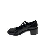 ショッピングzara ZARA◆パンプス/39/BLK/エナメル