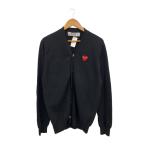 ショッピングCOMME PLAY COMME des GARCONS◆カーディガン(厚手)/XL/ウール/BLK/AZ-N008