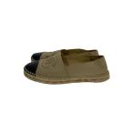 CHANEL◆エスパドリーユ/--/BEG/レザー