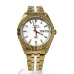 TIMEX◆クォーツ腕時計/アナログ/ステンレス/WHT/GLD/SS/TW2U82900/リストウォッチ/アクセサリー///