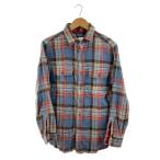 POLO RALPH LAUREN◆リバーシブル/プリントネルシャツ/M/コットン/RED/チェック//