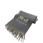 COACH◆マフラー/カシミア/GRY/レディース