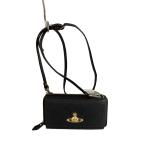 ショッピングVivienne Vivienne Westwood◆ショルダーバッグ/レザー/BLK/無地/ウォレットショルダー//