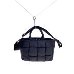 FURLA◆ハンドバッグ/ナイロン/BLK/無�
