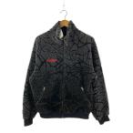 Supreme◆フリースジャケット/M/ポリエステル/BLK/総柄