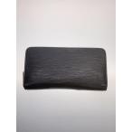 LOUIS VUITTON◆ジッピー・ウォレット_エピ_BLK/ブラック/メンズ/M68755/財布/ラウンドファスナー