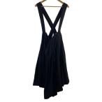 ショッピングGARCONS COMME des GARCONS COMME des GARCONS◆スカート/XS/ウール/ブラック/AD2018/カシミア混プリーツサロペットスカート/